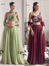 Alizeh 9008 And 9009 Georgette Designer Indo Western Wholesale Shop In Surat
